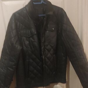 Perry Ellis Men's Black Puffer Jacket